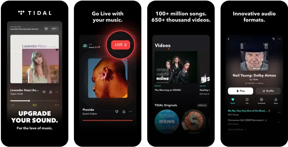 7. TIDAL Music App